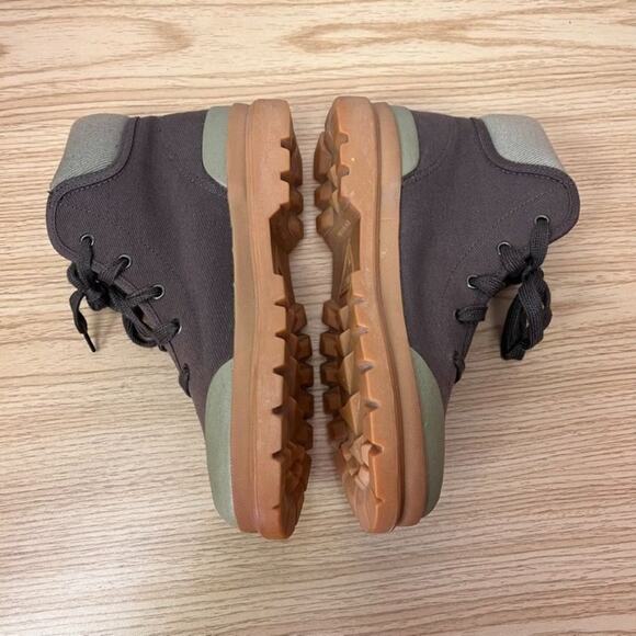 Guess Boots Mens 5 Canvas Gum Base Hiking Mid Top Vintage 90’s - Picture 10 of 14